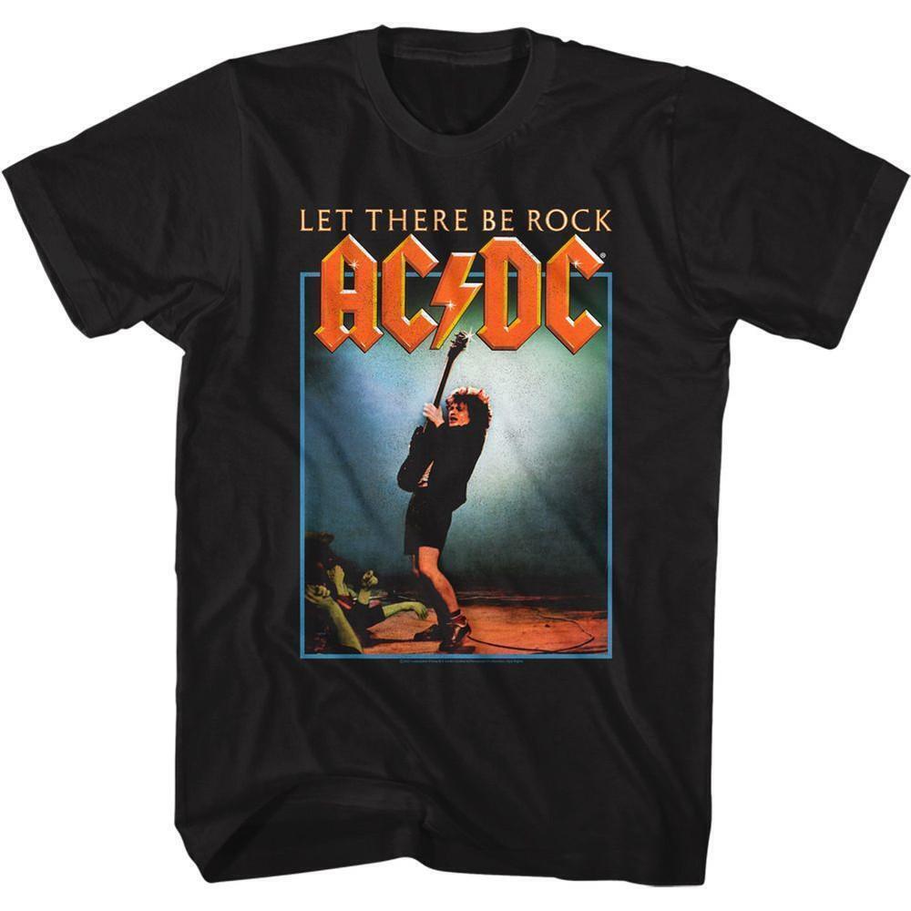 Acdc Let There Be Rock Black Adult Classic T Shirt